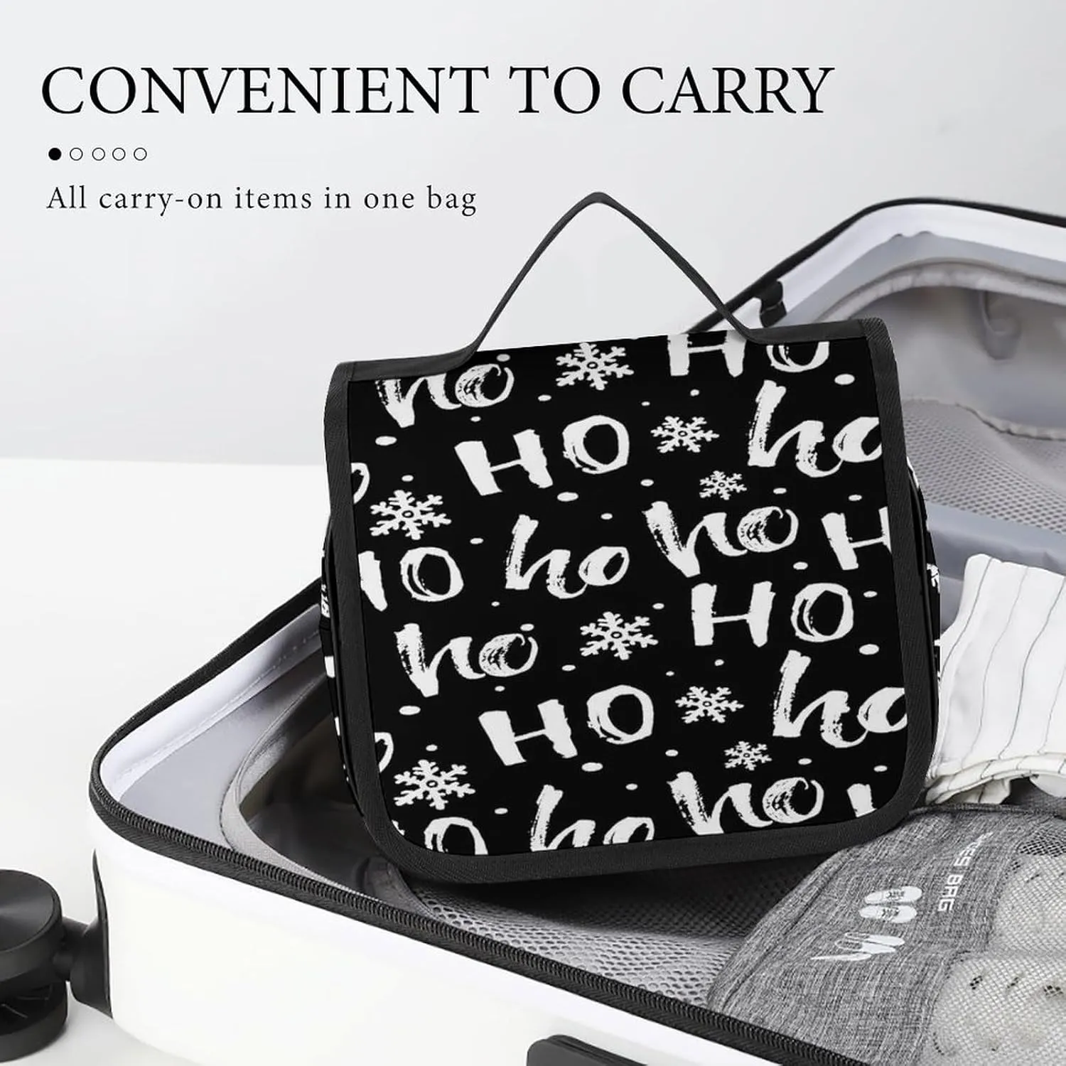 Women Hanging Toiletry Wash bag, Travel Cosmetic Storage Case Organizer