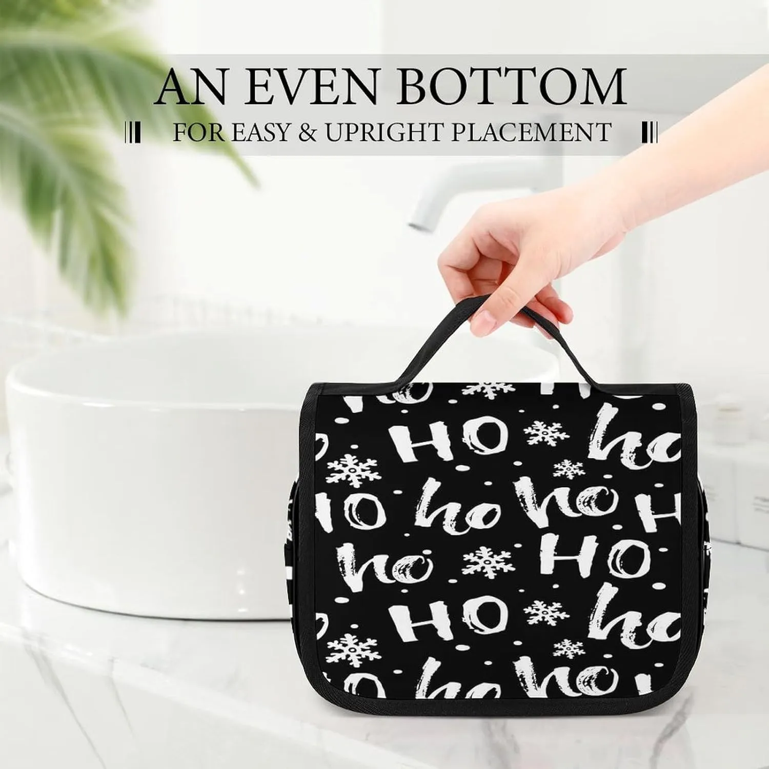 Women Hanging Toiletry Wash bag, Travel Cosmetic Storage Case Organizer