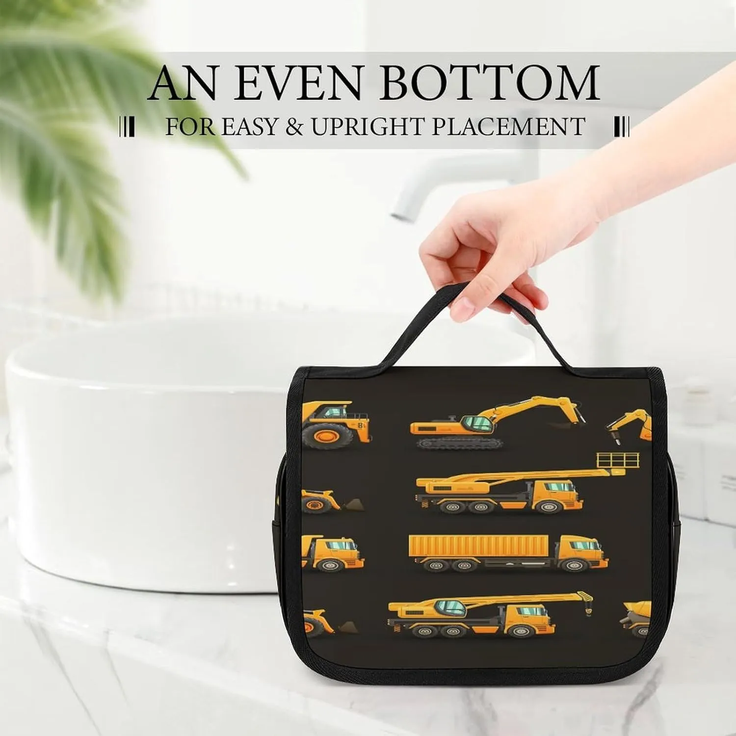 Women Hanging Toiletry Wash bag, Travel Cosmetic Storage Case Organizer
