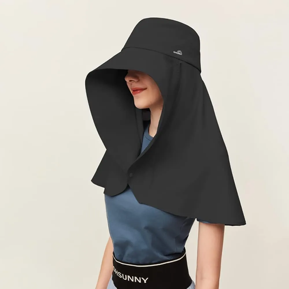 Women Hiking Fishing Sun Hat Wide Brim Cap with Large Neck Flap UPF 50  Sun Protection Hat SLH3M079