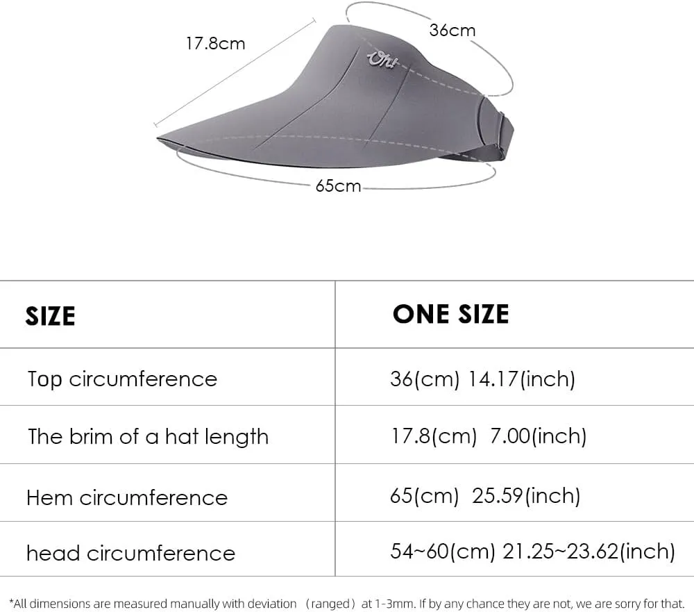 Women Wide Brim Sun Visor Summer UV Protection Foldable Sun Hat UPF50  Beach Cap SNH5M133T