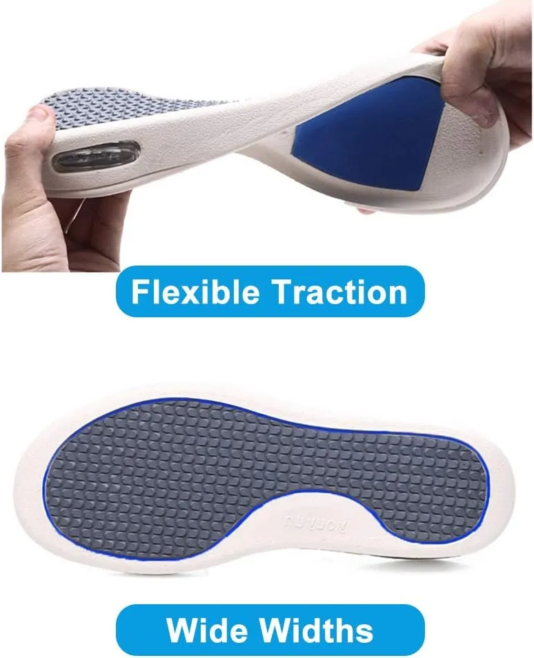Womens Proven Foot Pain Relief Diabetic Shoes with Arch Support,Memory Foam Insole Wide Width Walking Orthopedic Edema Swollen Feet Arthritis Indoor/Outdoor