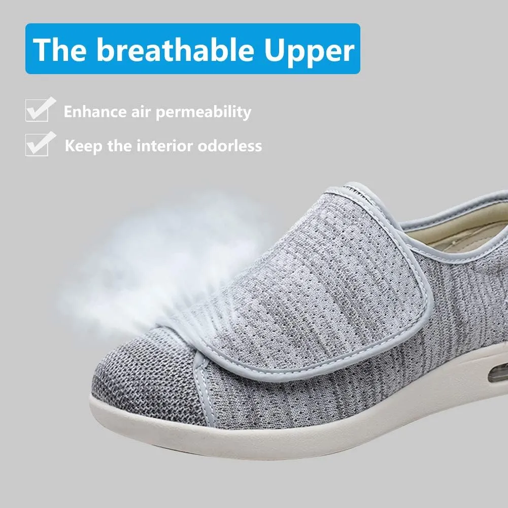 Womens Proven Foot Pain Relief Diabetic Shoes with Arch Support,Memory Foam Insole Wide Width Walking Orthopedic Edema Swollen Feet Arthritis Indoor/Outdoor