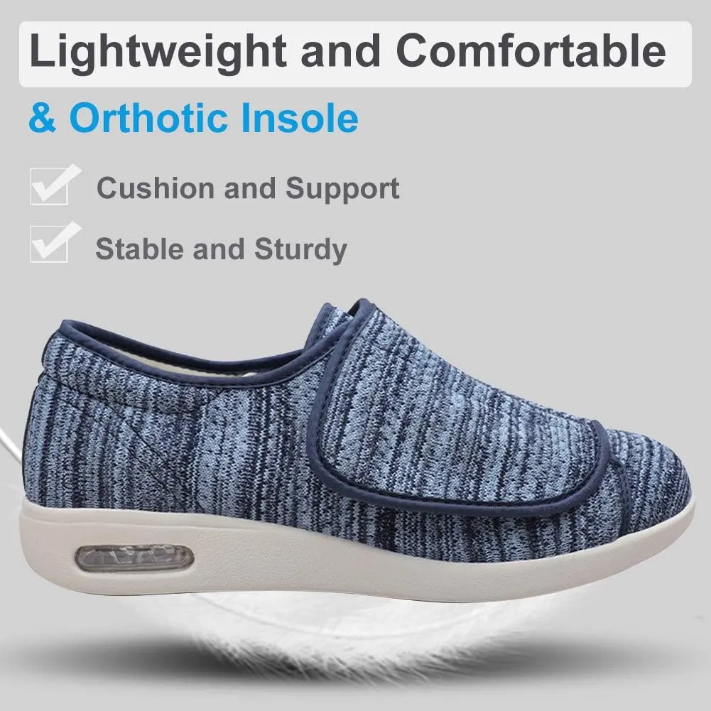 Womens Proven Foot Pain Relief Diabetic Shoes with Arch Support,Memory Foam Insole Wide Width Walking Orthopedic Edema Swollen Feet Arthritis Indoor/Outdoor