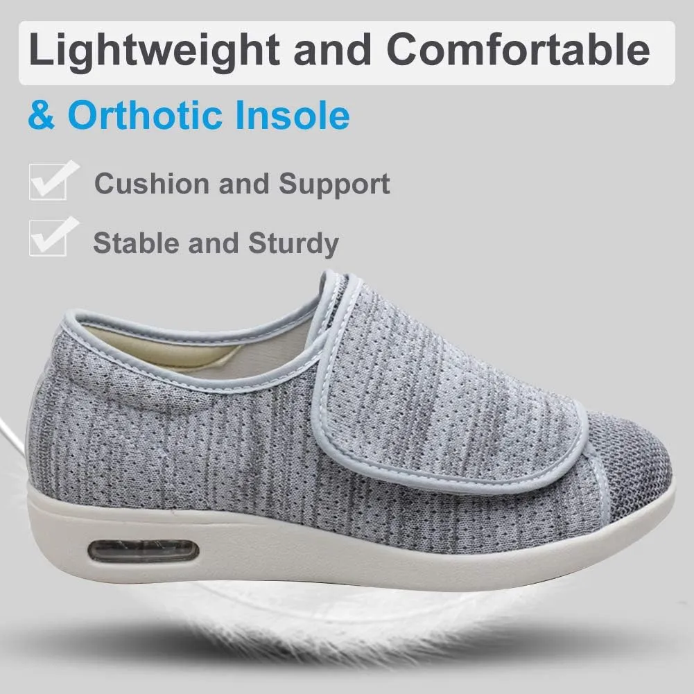Womens Proven Foot Pain Relief Diabetic Shoes with Arch Support,Memory Foam Insole Wide Width Walking Orthopedic Edema Swollen Feet Arthritis Indoor/Outdoor