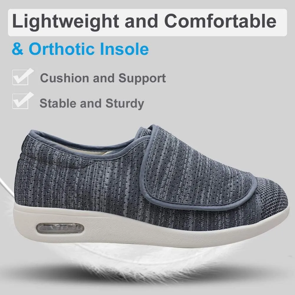 Womens Proven Foot Pain Relief Diabetic Shoes with Arch Support,Memory Foam Insole Wide Width Walking Orthopedic Edema Swollen Feet Arthritis Indoor/Outdoor