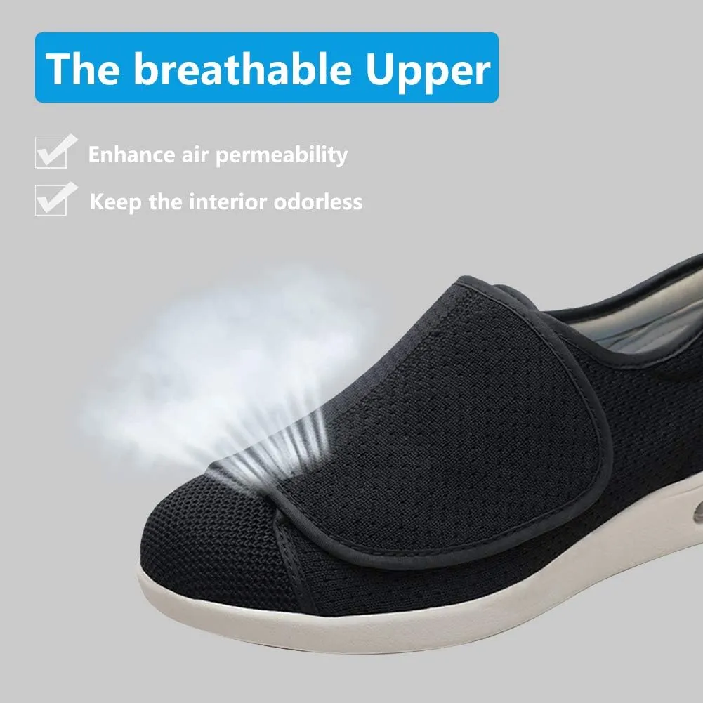 Womens Proven Foot Pain Relief Diabetic Shoes with Arch Support,Memory Foam Insole Wide Width Walking Orthopedic Edema Swollen Feet Arthritis Indoor/Outdoor