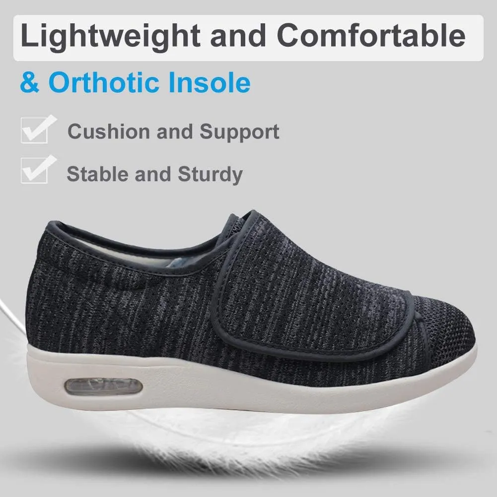Womens Proven Foot Pain Relief Diabetic Shoes with Arch Support,Memory Foam Insole Wide Width Walking Orthopedic Edema Swollen Feet Arthritis Indoor/Outdoor
