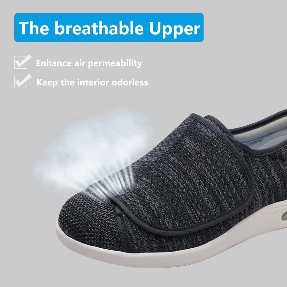 Womens Proven Foot Pain Relief Diabetic Shoes with Arch Support,Memory Foam Insole Wide Width Walking Orthopedic Edema Swollen Feet Arthritis Indoor/Outdoor