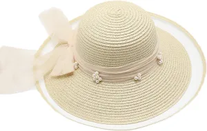 Women's Straw Wide Brim Sun hat Summer Beach hat Straw Hats Foldable Sun hat Luffy Straw hat