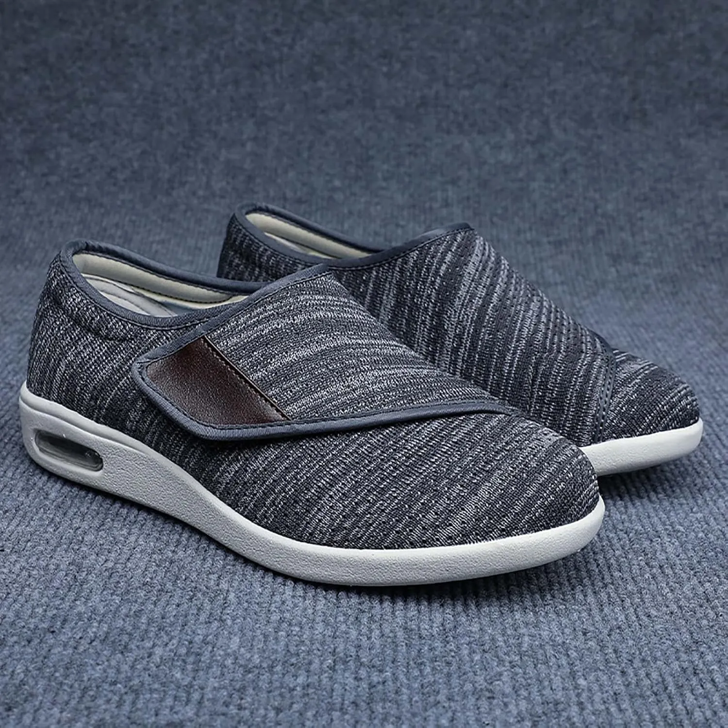 Women's Walking Shoes with Arch Support,Orthopedic Lightweight Comfy Casual Slippers for Elderly Swollen Feet Arthritis Recovery Men 10.5/Women 11.5