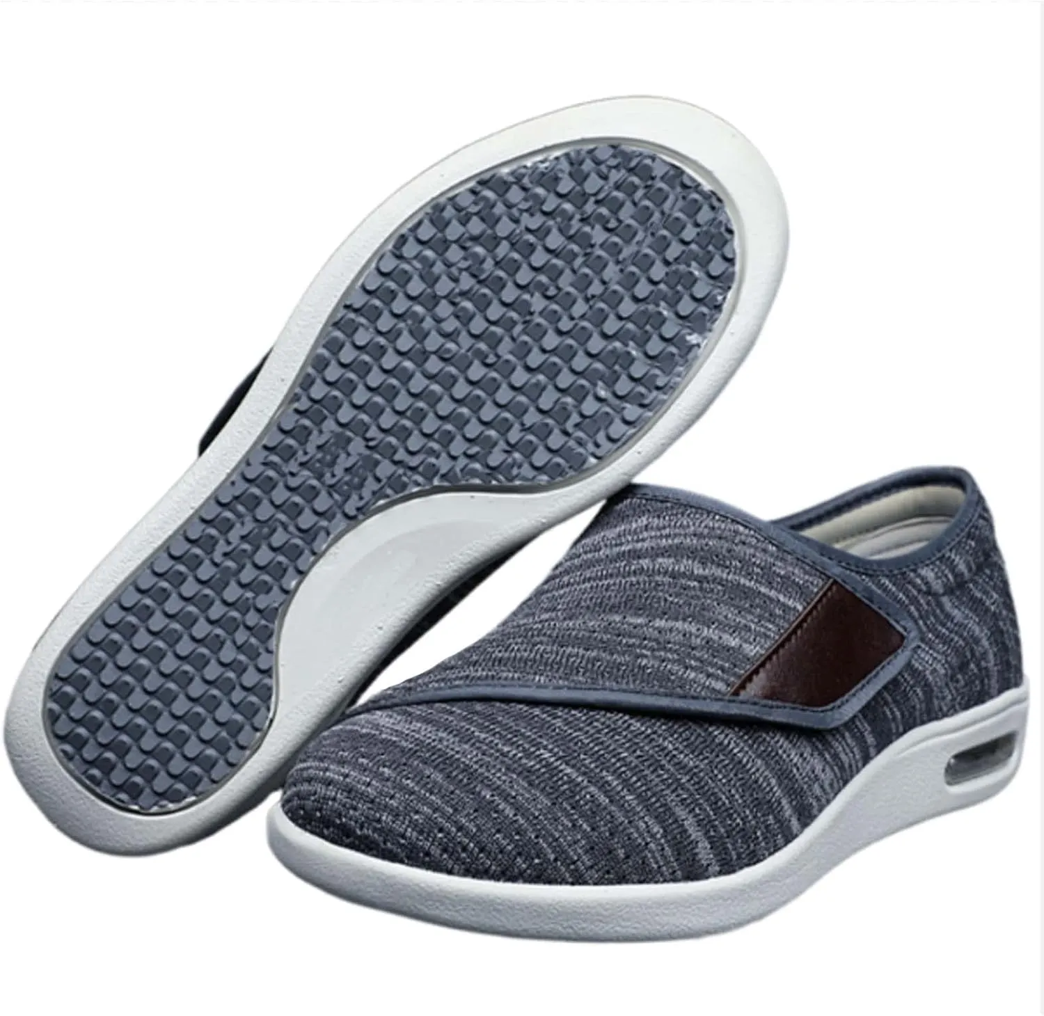 Women's Walking Shoes with Arch Support,Orthopedic Lightweight Comfy Casual Slippers for Elderly Swollen Feet Arthritis Recovery Men 10.5/Women 11.5