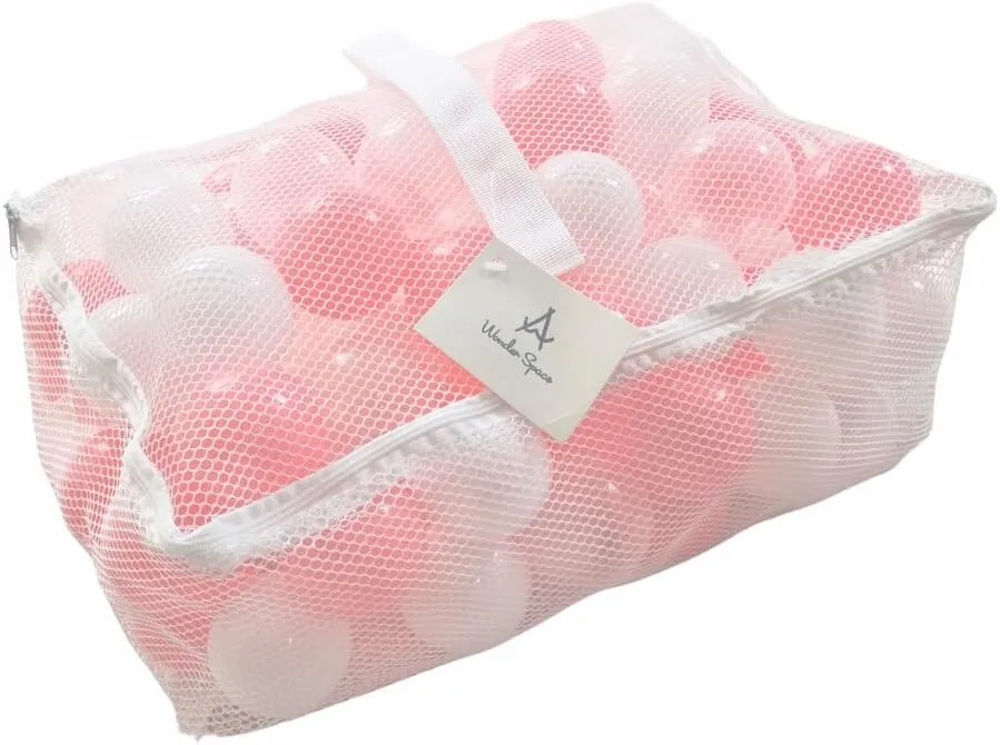 Wonder Space Soft Pit Balls, Chemical-Free Crush Proof Plastic Ocean Ball, BPA Free with No Smell, Safe for Toddler Ball Pit/Kiddie Pool/Indoor Baby Playpen