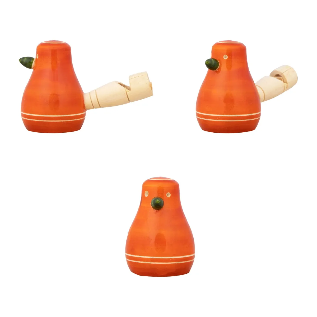 Wooden Whistle - 2 x 3 Inches | Bird Design Whistle/ Handcrafted Whistle for Kids