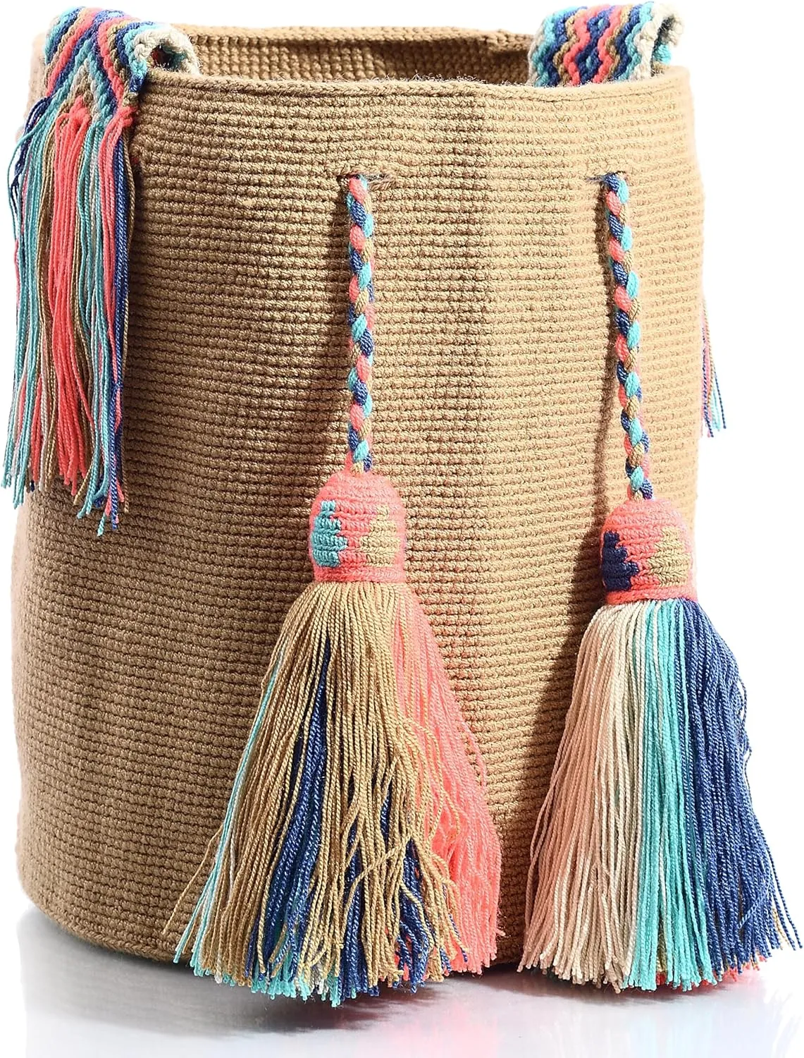 WYOU Utopia classics Hobo Bag Wayuu Crochet, Large