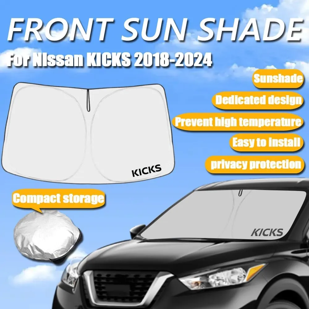 XITER Sunshade Windshield Cover Windshield Cover Front Window Sun Shield Foldable Sun Visor Protector UV Heat,for Nissan Kicks 2018-2025