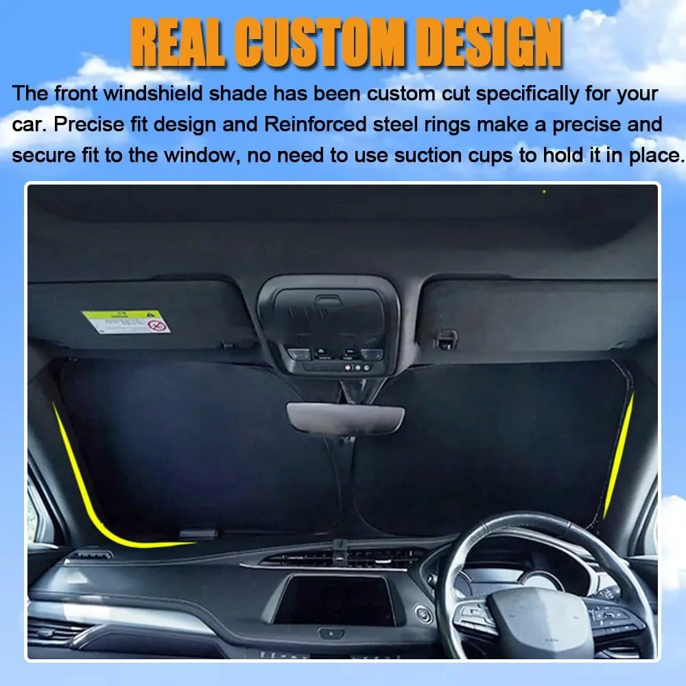 XITER Sunshade Windshield Cover Windshield Cover Front Window Sun Shield Foldable Sun Visor Protector UV Heat,for Nissan Kicks 2018-2025
