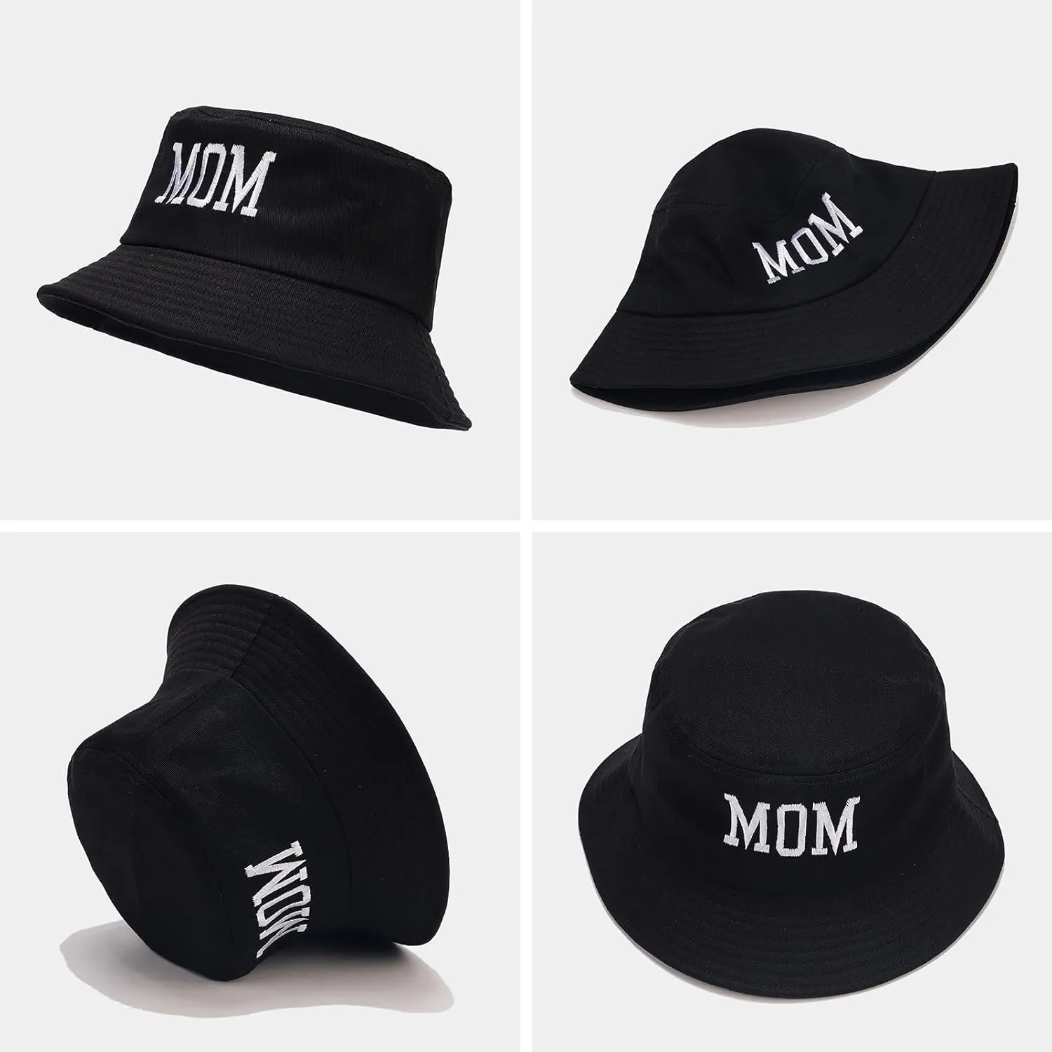 XYIYI 2 Pack Unisex Bucket Hat for Women Men Summer Beach Fishing Hat Sun Hat
