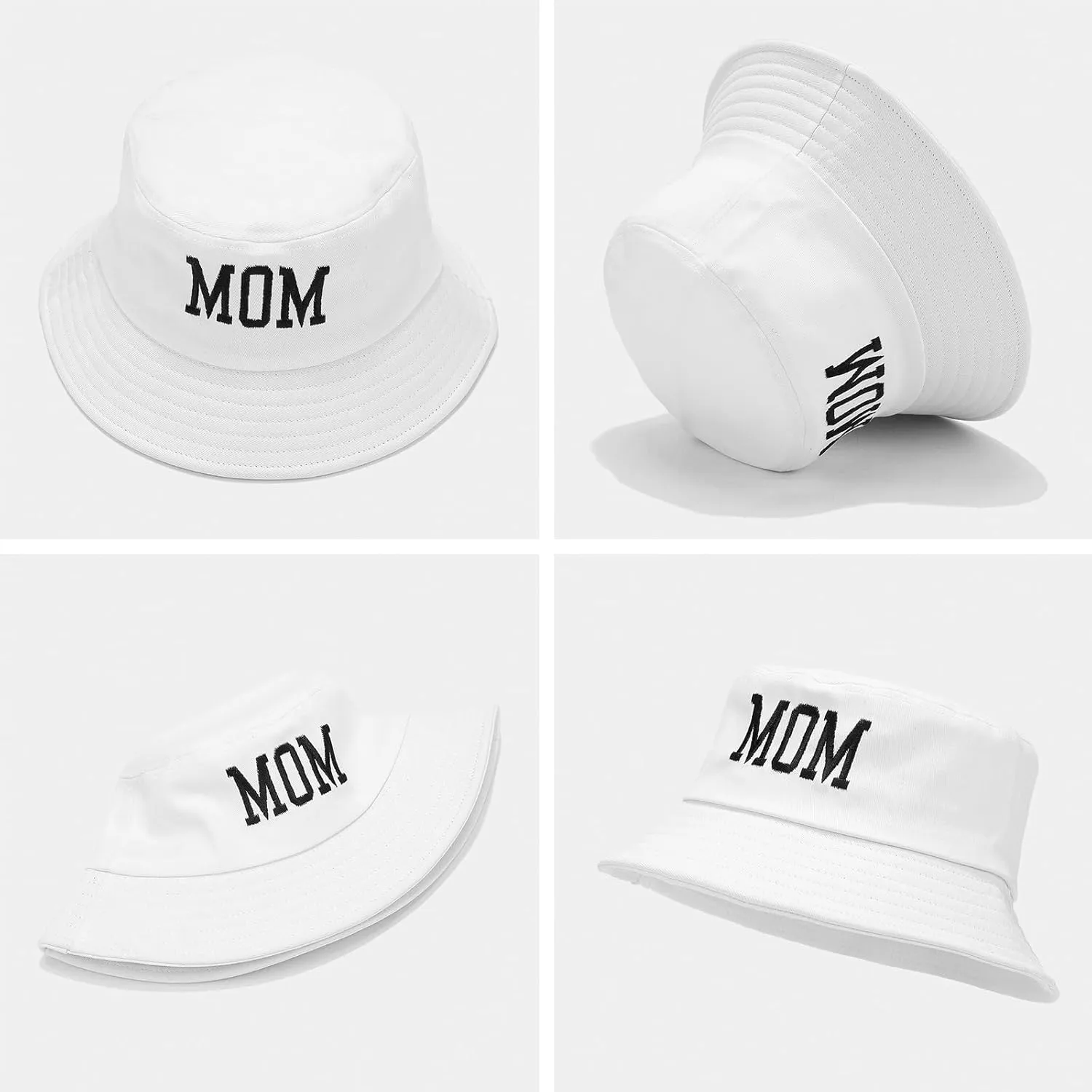 XYIYI 2 Pack Unisex Bucket Hat for Women Men Summer Beach Fishing Hat Sun Hat