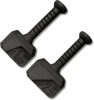 Yes4All Kettlebell Special Shape, Upgraded &Multifunctional for Advanced Training, Solid Cast Iron Powder Coated, Anti Slip Handle Strength Training Equipment