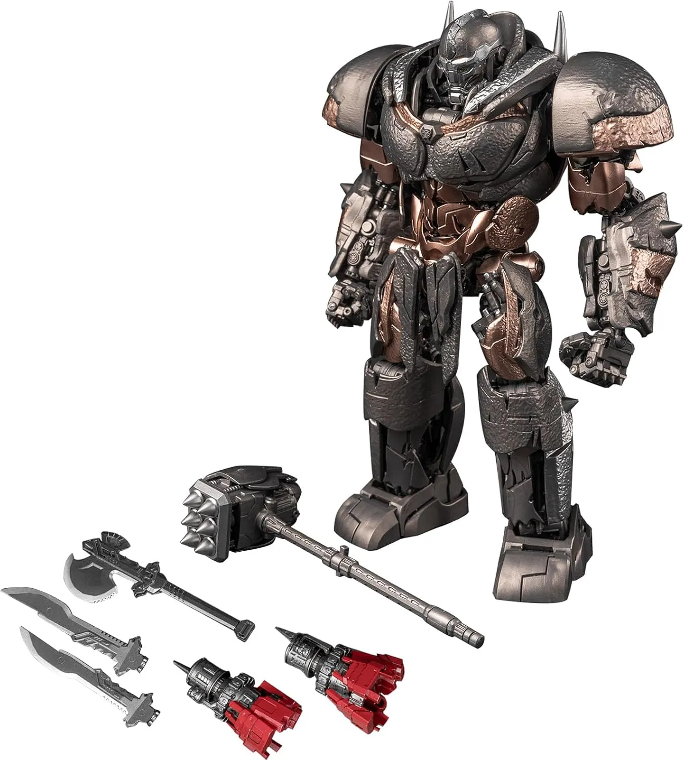 YOLOPARK Transformers Toys Rise of The Beasts Movie Rhinox Action Figure with Optimus Prime's Weaponry,Highly Articulated 7.87 Inch Transformer Toys for Kids Ages 8 and Up,No Converting