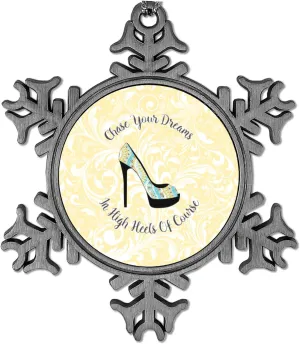YouCustomizeIt Personalized High Heels Vintage Snowflake Ornament
