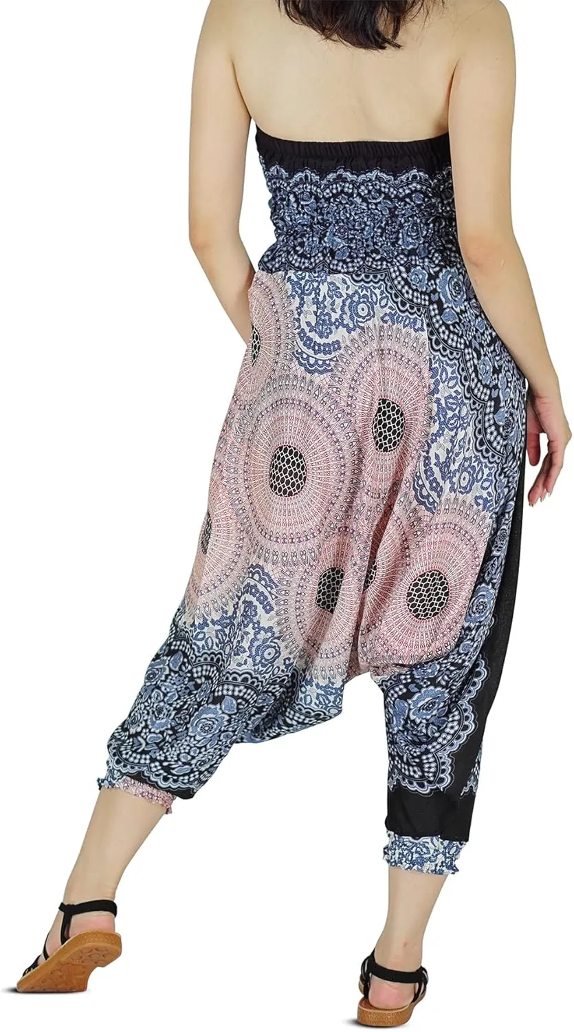 Your Cozy Harem Pants for Women Hippie Clothes Hammer Pants Jumpsuit Casual Loose Beach Sweatpants Baggy Boho Yoga Trousers