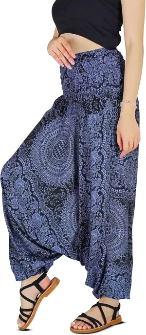 Your Cozy Harem Pants for Women Hippie Clothes Hammer Pants Jumpsuit Casual Loose Beach Sweatpants Baggy Boho Yoga Trousers