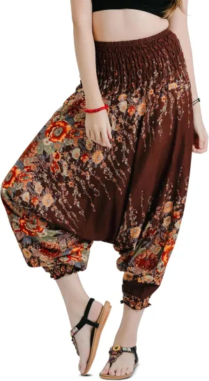 Your Cozy Harem Pants for Women Hippie Clothes Hammer Pants Jumpsuit Casual Loose Beach Sweatpants Baggy Boho Yoga Trousers