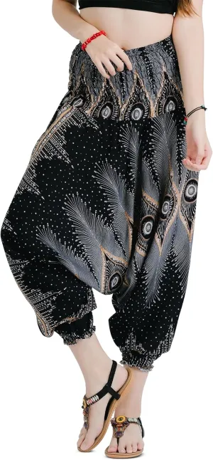Your Cozy Harem Pants for Women Hippie Clothes Hammer Pants Jumpsuit Casual Loose Beach Sweatpants Baggy Boho Yoga Trousers
