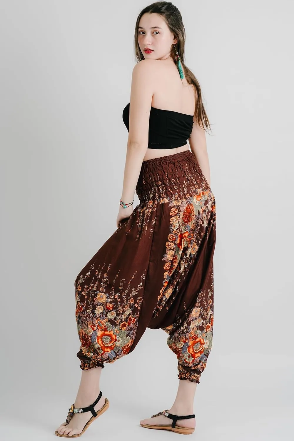 Your Cozy Harem Pants for Women Hippie Clothes Hammer Pants Jumpsuit Casual Loose Beach Sweatpants Baggy Boho Yoga Trousers