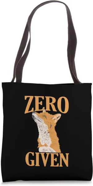 Zero given Fox Wildlife Animal Fox Tote Bag