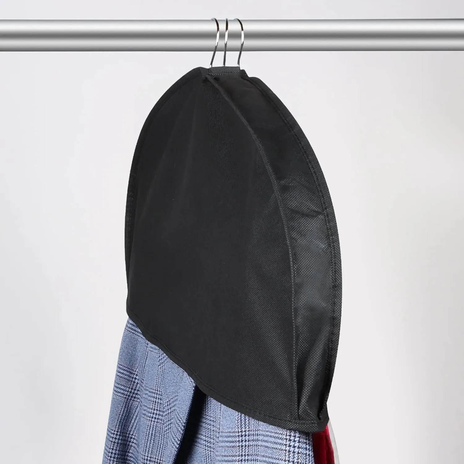 Zilink Breathable Shoulder Covers for Clothes Garment Cover Clothes Protectors for Hanging Clothes Garment Covers for Suit,Coats,Dress Closet Storage（Set of 15）