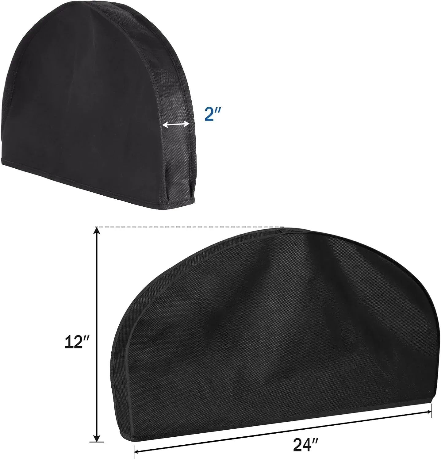 Zilink Breathable Shoulder Covers for Clothes Garment Cover Clothes Protectors for Hanging Clothes Garment Covers for Suit,Coats,Dress Closet Storage（Set of 15）